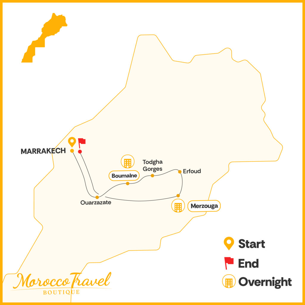 3 Days Marrakech Desert Tour