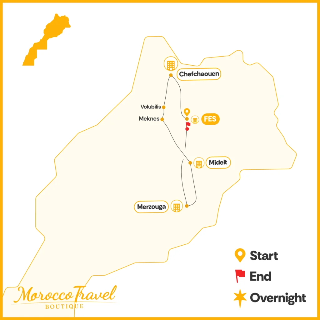 7 Days Morocco Itinerary From Fes