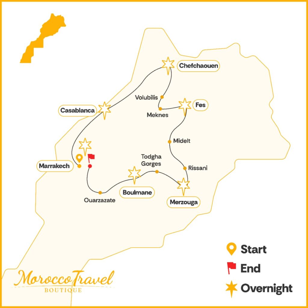 7 Days Tour From Casablanca