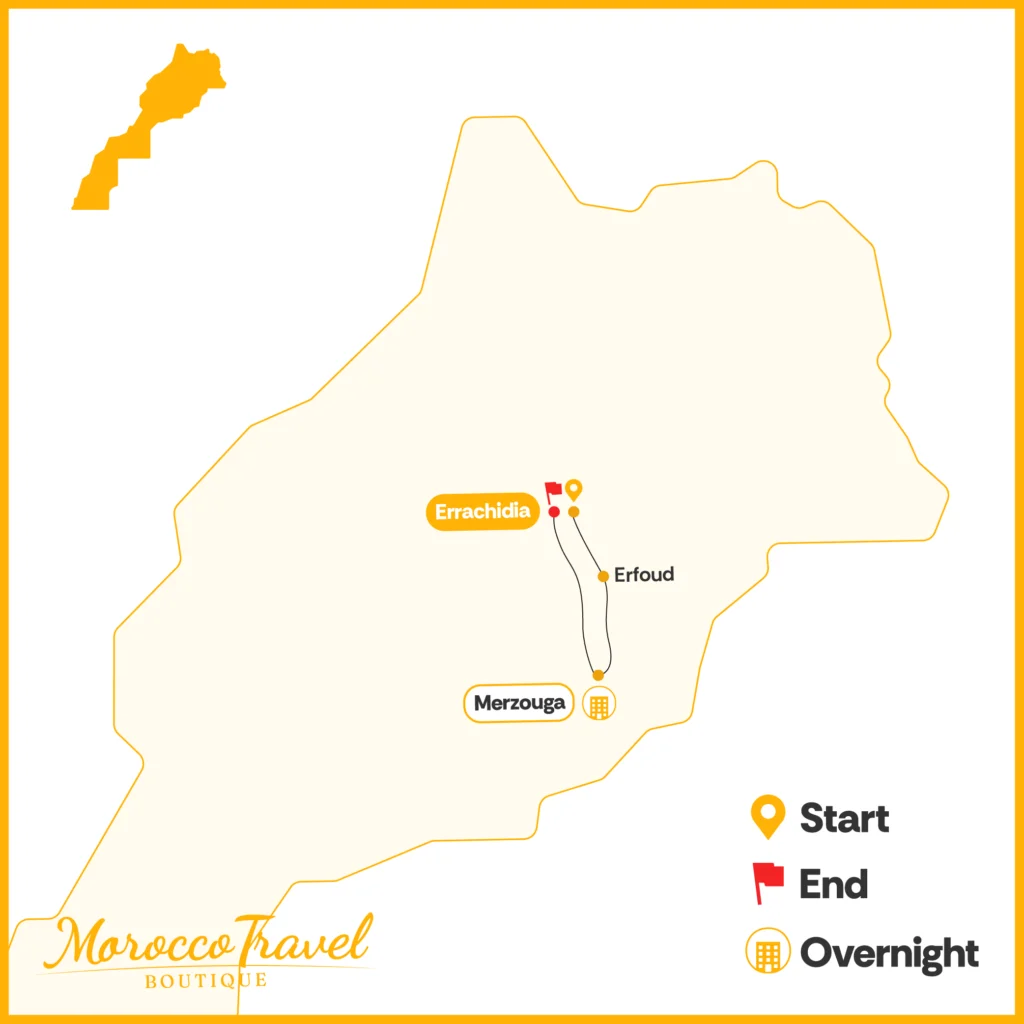 3 Days Tour From Errachidia to Merzouga Desert